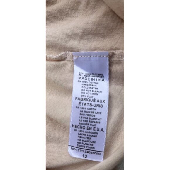 Swell Big Girls Ellie Casual Active Tie Front Tee T-Shirt Size 12 - Picture 3 of 9